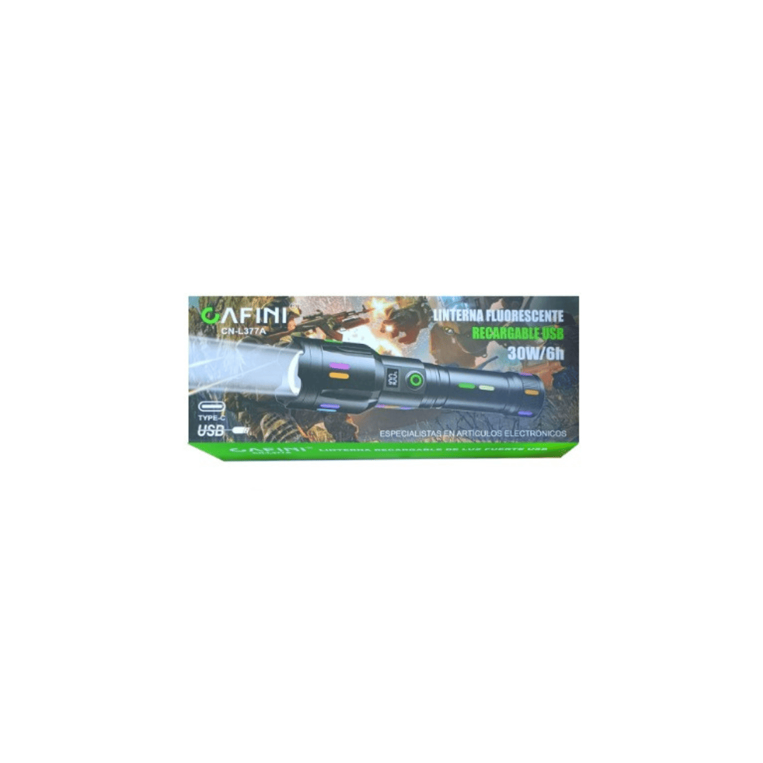 LINTERNA POTENTE RECARGABLE CAFINI®